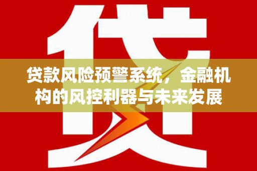 紫云贷款风险预警系统，金融机构的风控利器与未来发展