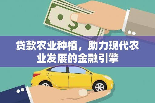 紫云贷款农业种植，助力现代农业发展的金融引擎
