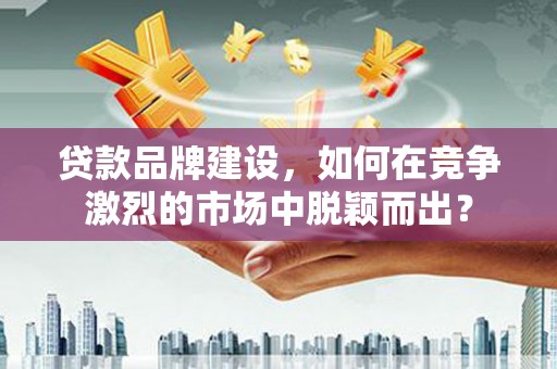 紫云贷款品牌建设，如何在竞争激烈的市场中脱颖而出？