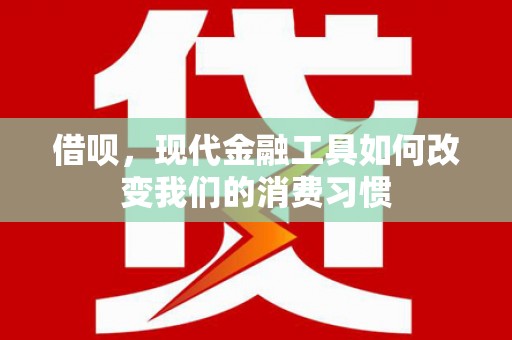 紫云借呗，现代金融工具如何改变我们的消费习惯