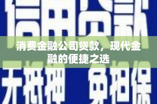 紫云消费金融公司贷款，现代金融的便捷之选