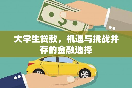 紫云大学生贷款，机遇与挑战并存的金融选择