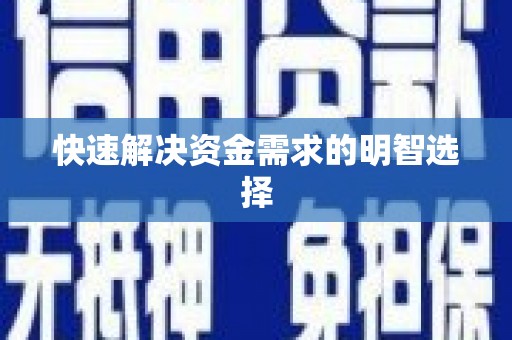 紫云快速解决资金需求的明智选择