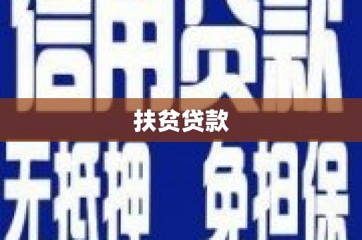 紫云扶贫贷款