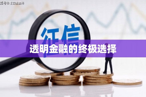 紫云透明金融的终极选择