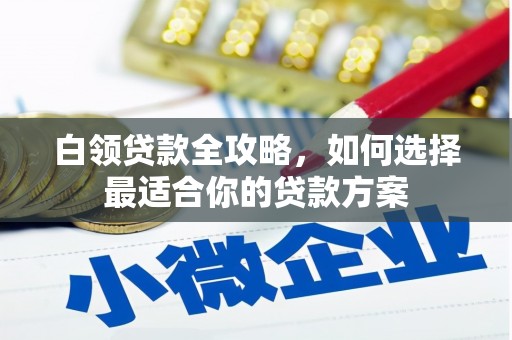 紫云白领贷款全攻略，如何选择最适合你的贷款方案